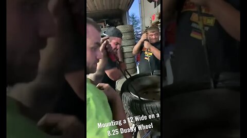 Mounting Tires For a Dually Be Like