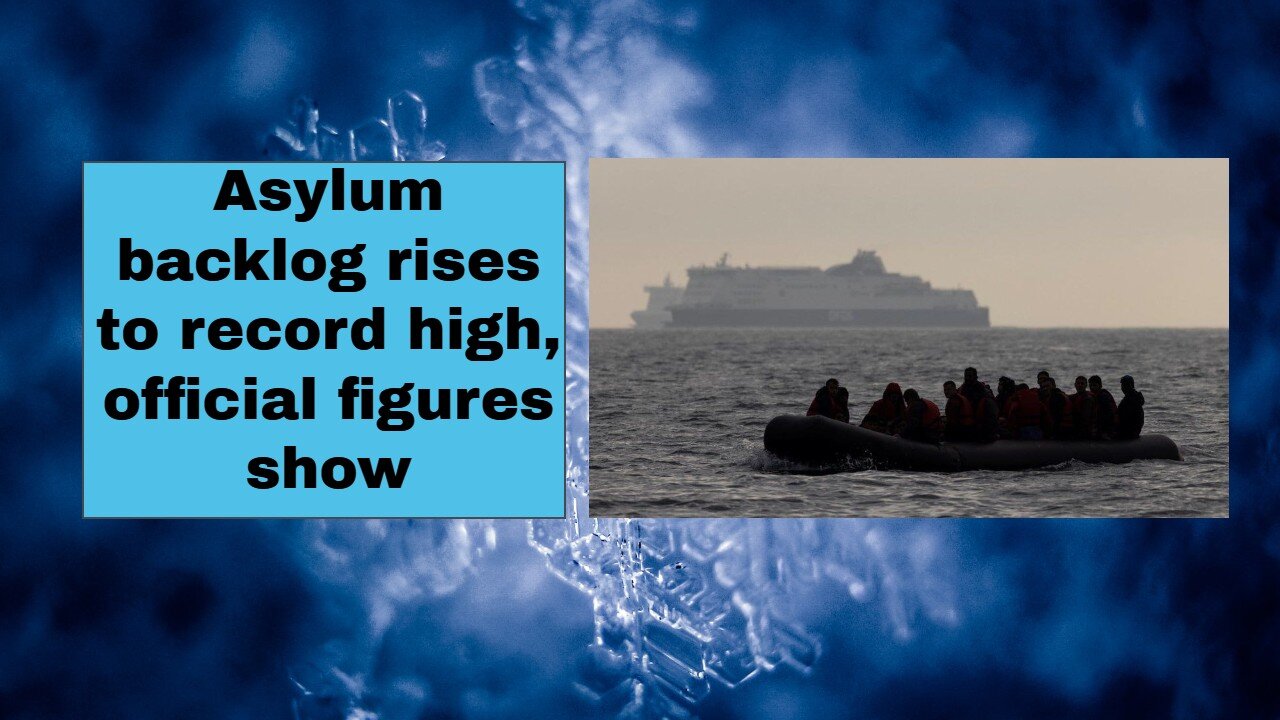 Asylum backlog rises to record high, official figures show