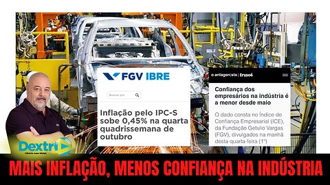 MAIS INFLAÇÃO, MENOS CONFIANÇA NA INDÚSTRIA