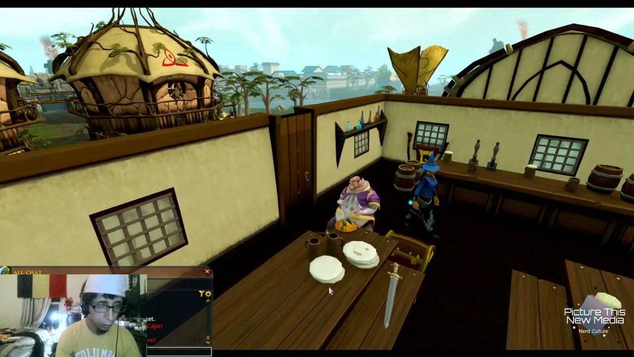 Halal Ernie Plays Runescape: "Blue Rose" Makes Rolo A Pie | PTNM