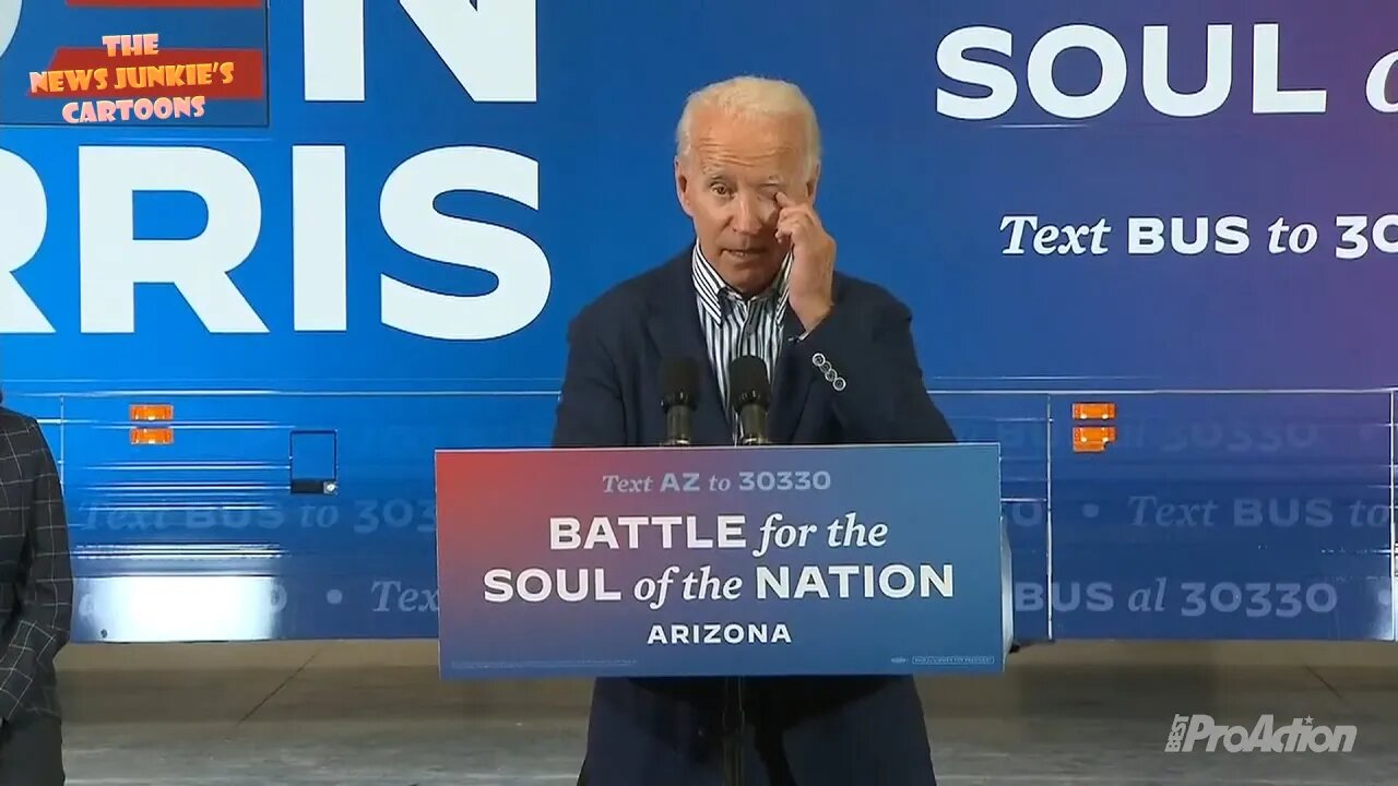 Super bizarre Biden's garage rally in Arizona.