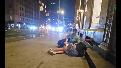 Waxiest passed out on the street