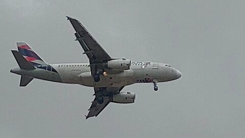 Airbus A319 PR-MBN coming from Brasília to Fortaleza