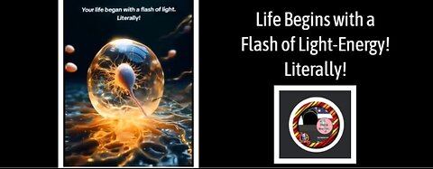 Life Begins w/s Flash of God-Light-Energy! Literally!