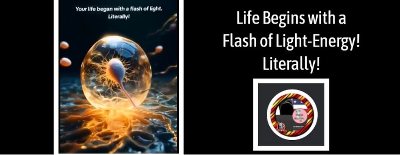 Life Begins w/s Flash of God-Light-Energy! Literally!