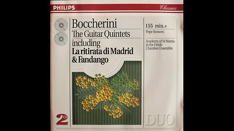 Boccherini - Guitar Quintets - Pepe Romero, Academy of St. Martin (CD 1 of 2 - 1993 CD Compilation)