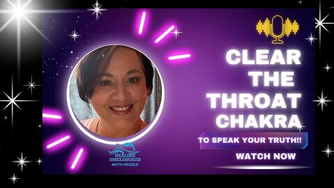 Clear Your Throat Chakra and SPEAK YOUR TRUTH