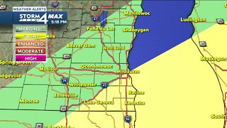 SE Wisconsin Weather: Humidity drops, chance for storms tonight