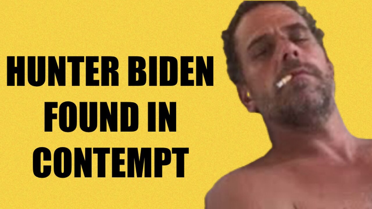 Two House committees vote to advance Hunter Biden contempt proceedings