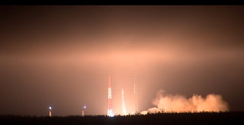 Soyuz-2.1v light carrier rocket from Plesetsk Cosmodrome launched