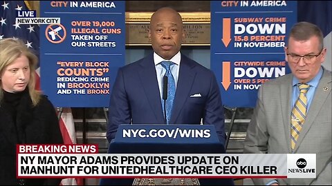 NYC Mayor: We Have A Strong Person Of Interest In UnitedHealthcare Assassination