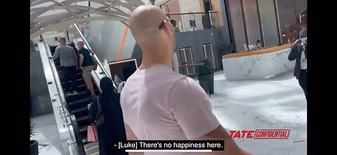 Andrew Tate trolls security!!