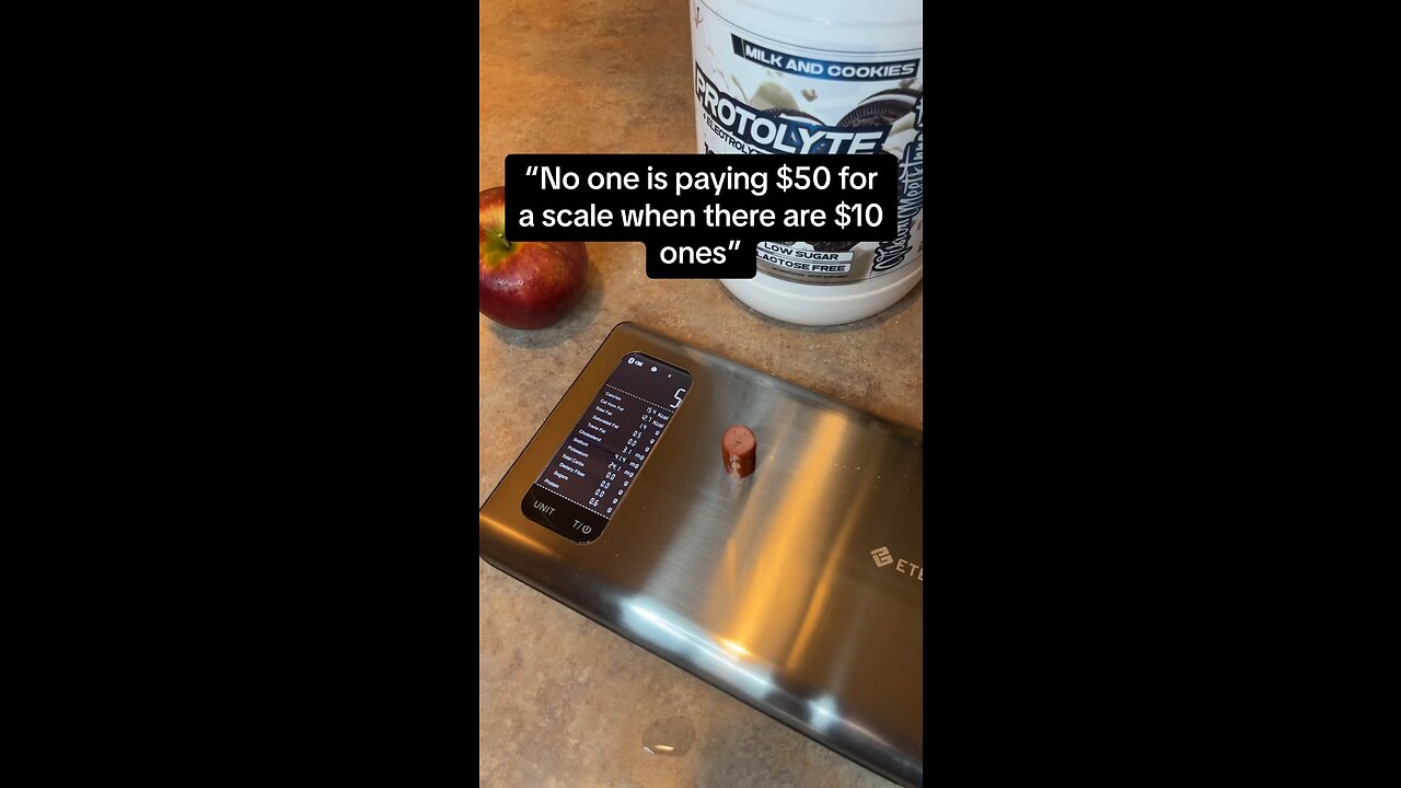 EzMacro Scale | Tracks Everything Inside Food