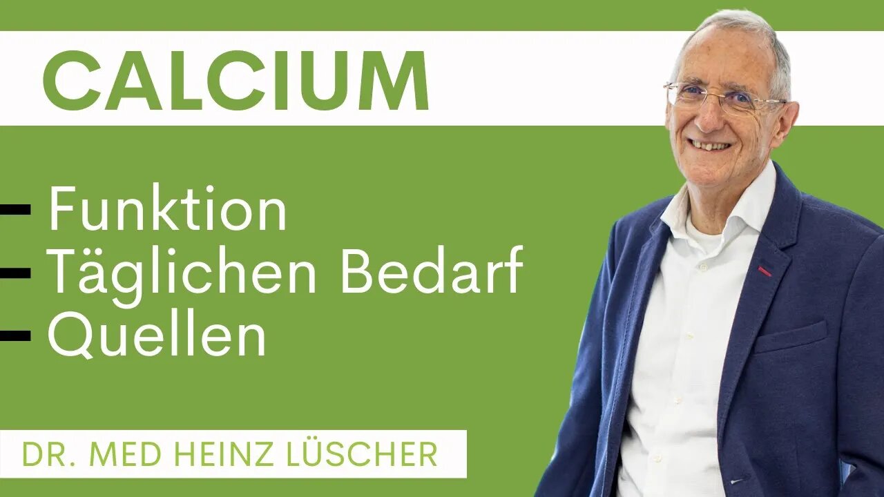 Calcium - Alles über Funktion, täglichen Bedarf und natürliche Quellen des Mineralstoffes