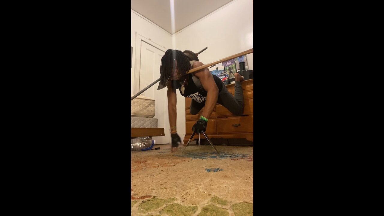 Pushups On Knives, With Axe In My Mouth, With Weights On My Back!