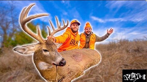 HUGE BUCK DOWN on the first day of season at the Abandoned ranch. (Catch, Clean, Cook)