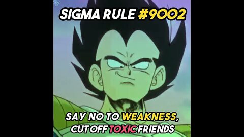 Vegeta Sigma Male Grindset #shorts