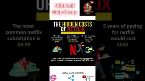 🔥The hidden cost of Netflix🔥#shorts🔥#wildselfhelpgroup🔥9 April 2022🔥