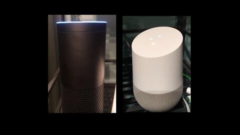 Amazon Alexa and Google Home sing Happy Birthday.