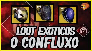 DESTINY 2 │ OS LOOTS EXOTICOS ARCANO,TITÃ E CAÇADOR O CONFLUXO NESSO