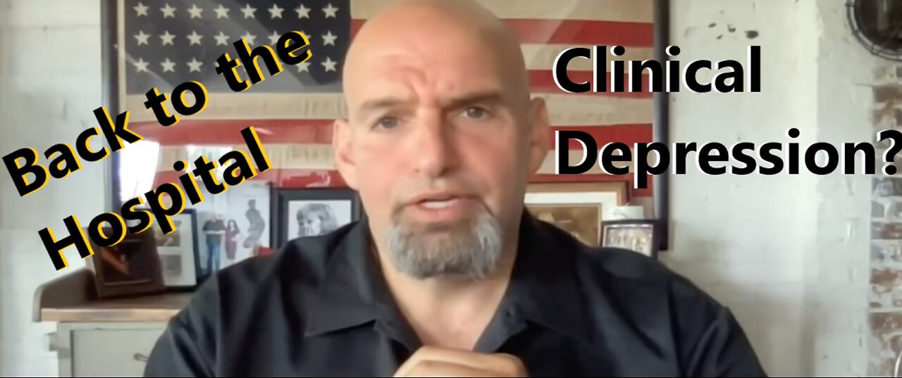 Senator John Fetterman Checks into Walter Reed for Clinical Depression
