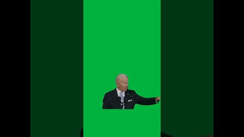 Green Screen –biden not a joke