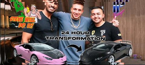 Steve Will Do It Gets His Lamborghini Wrapped !!