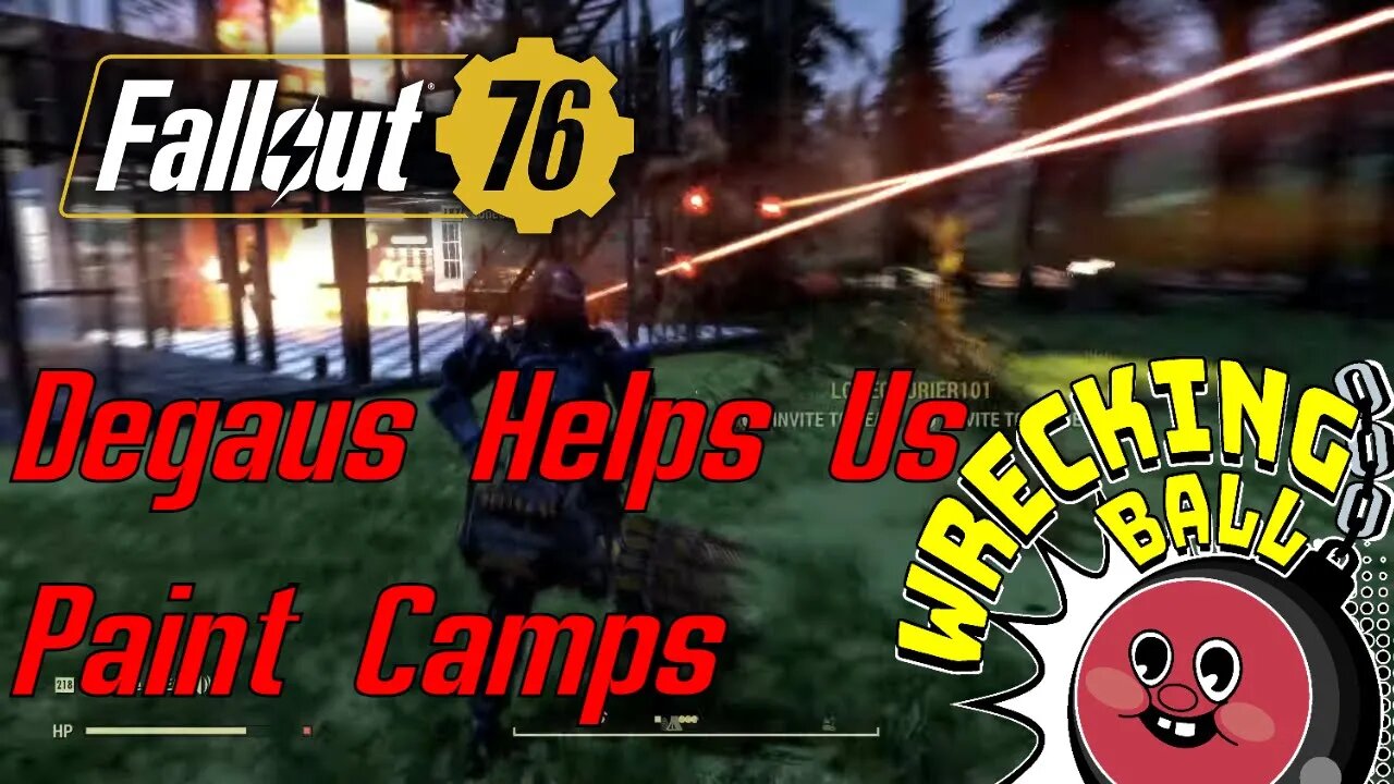 The Lasers Of Fallout 76 Target Paint The Camps Of Fallout 76 For Rocket Devastation