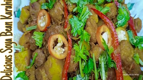 Soya Bean Karahi Recipe | How To Make Delicious Soya Bean Karahi Recipe | Pak Vs Malaysian Food