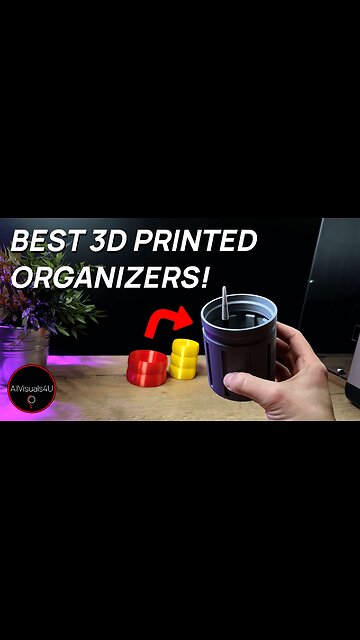 😀 USEFUL - 3D Printed Organizers - 3D Print Tool Organizer - 3D Print Drawer Organizer | #Shorts