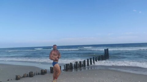 Rockaway beach classic posing session 6'2 230lb