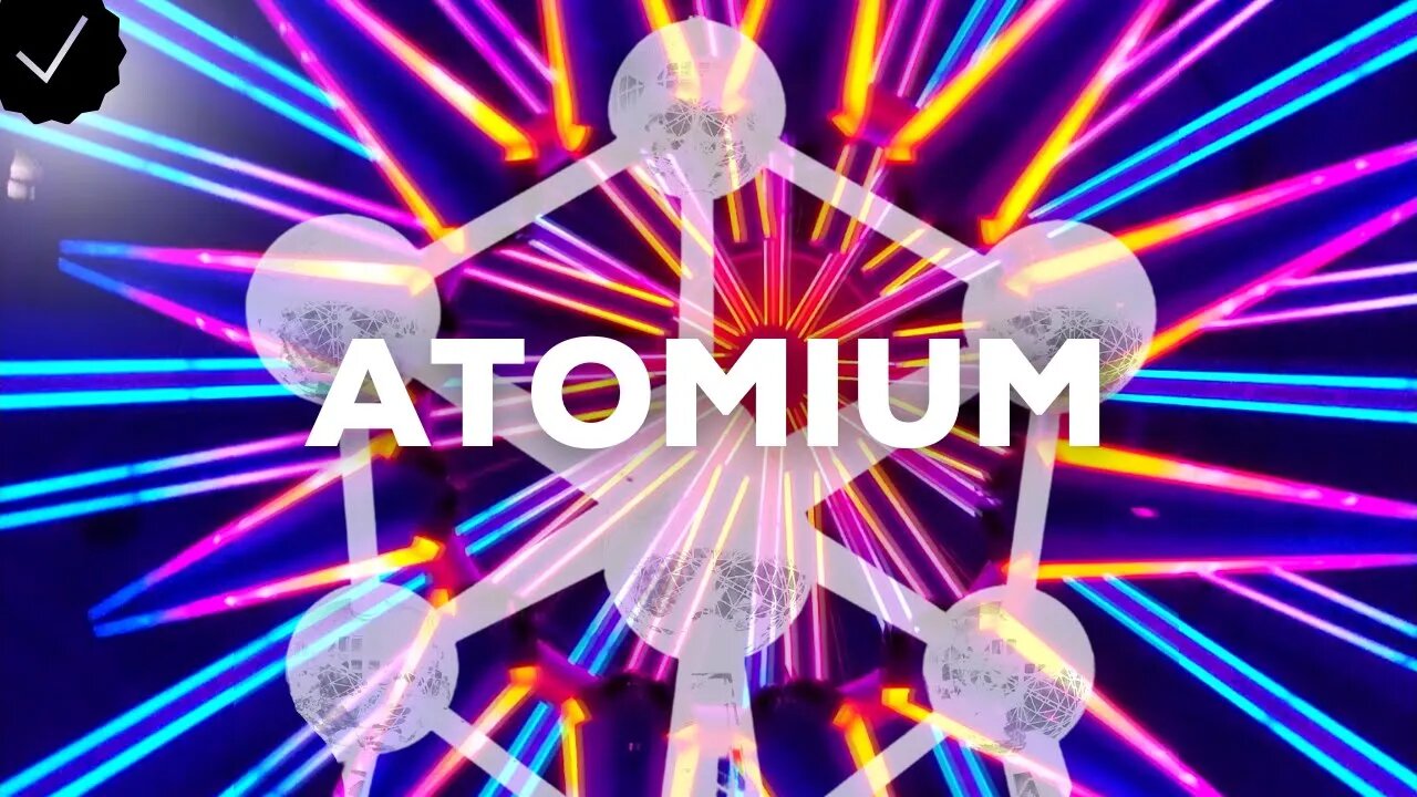 Atomium Light Show - Brussels, Belgium