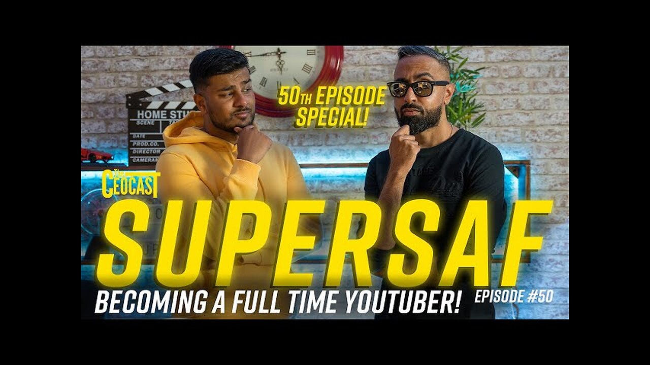 How SuperSaf made YouTube his full time career