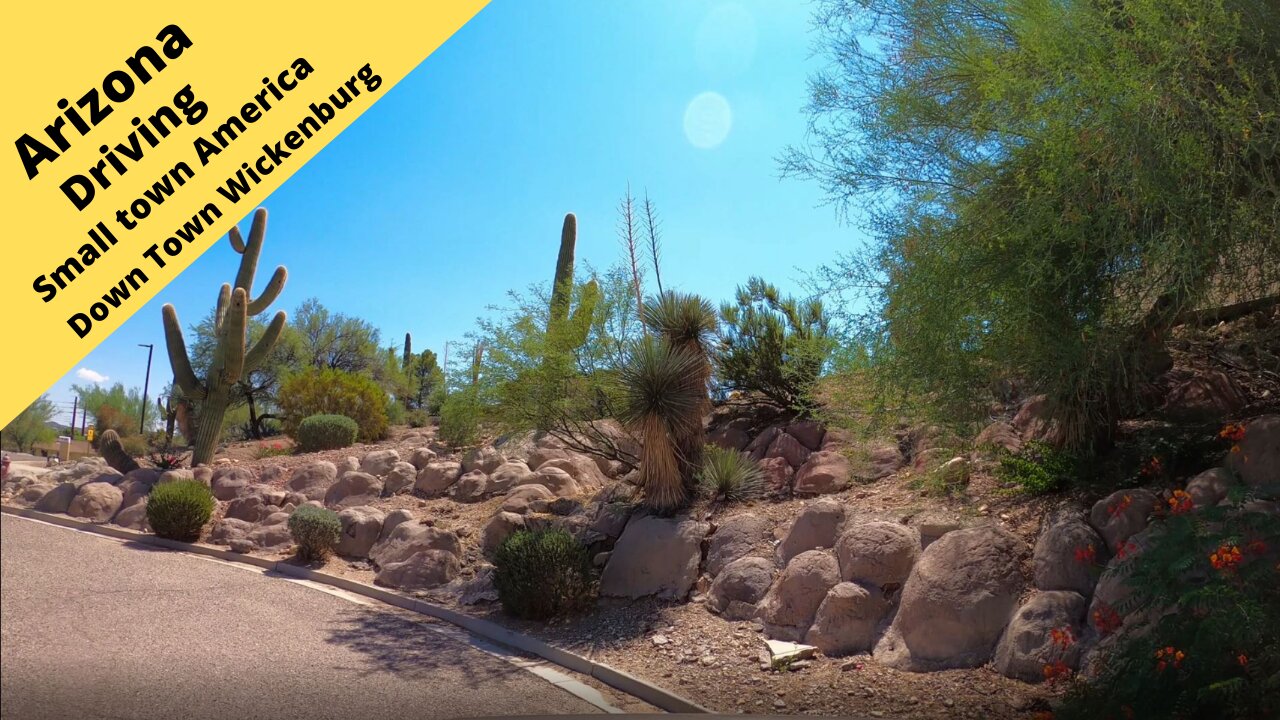 Arizona Drive through the town of Wickenburg