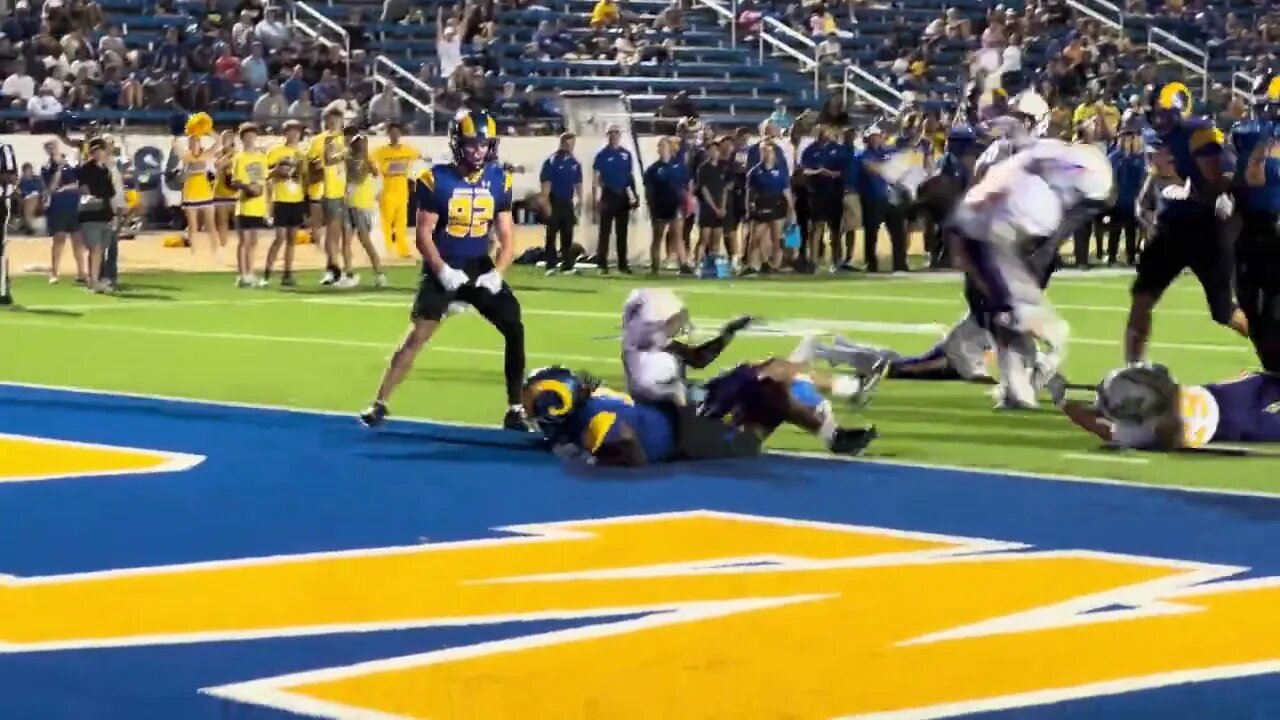 Angelo State's Jayden Jones touchdown against W. New Mexico