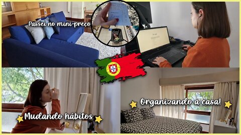 MINHA ROTINA MORANDO EM PORTUGAL