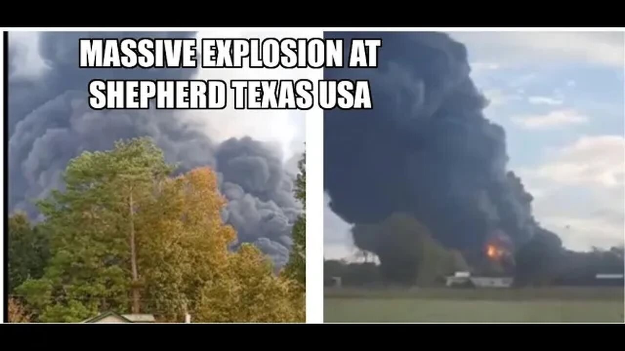 Massive Chemical Plant Explosion In Shepherd, Texas Prompts Evacuations