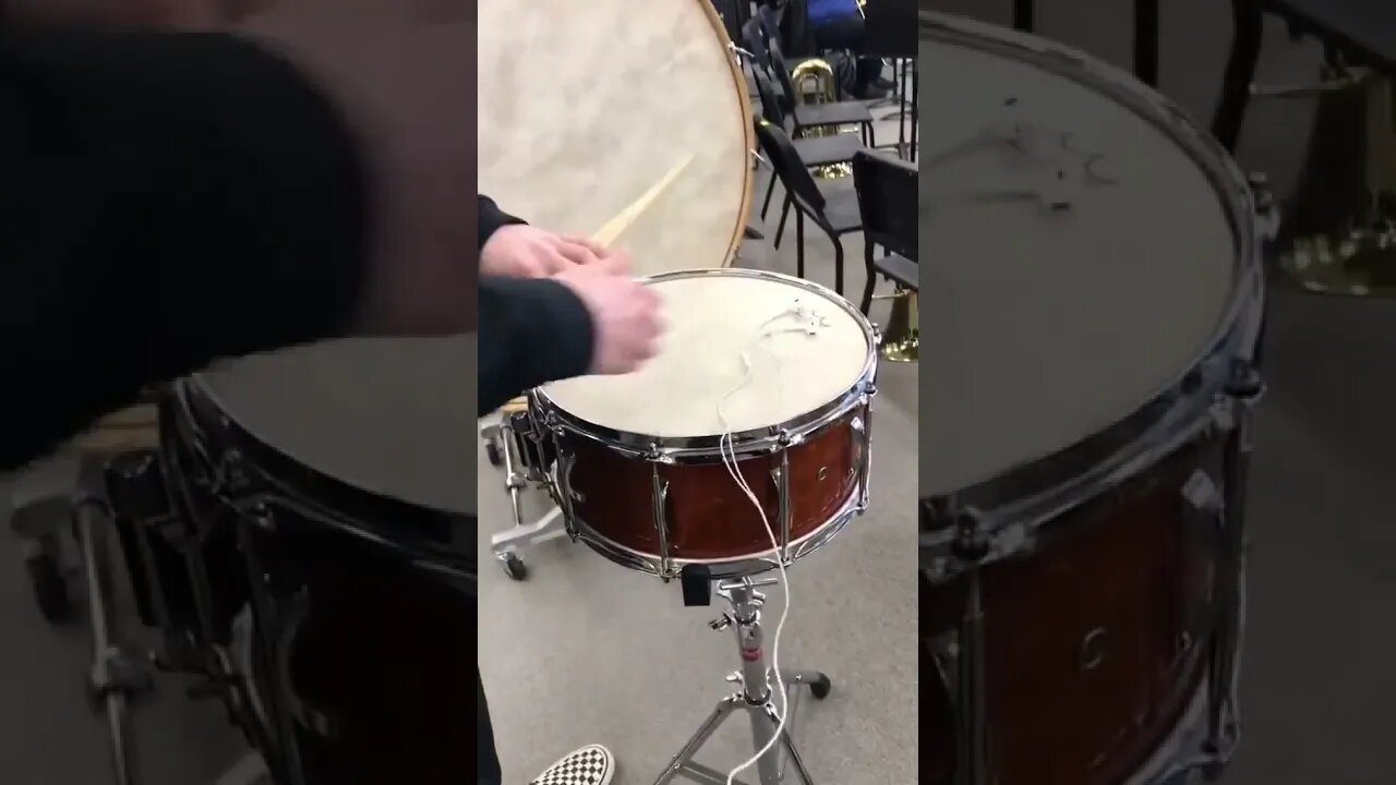 Earbuds put on instruments (earrape) #shorts