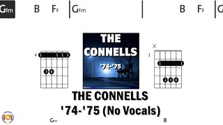 THE CONNELLS '74 '75 FCN GUITAR CHORDS & LYRICS No Vocals