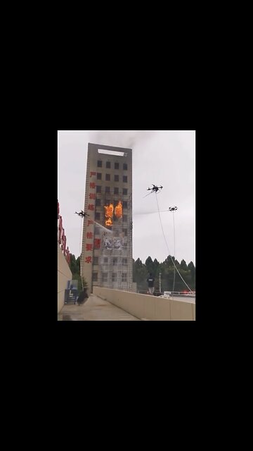 DRONES ARE FUTURE NEXT GENERATION♨️ 🛰️OF FIRE FIGHTERS🔥🏢🔥🧯👨‍🚒🚒