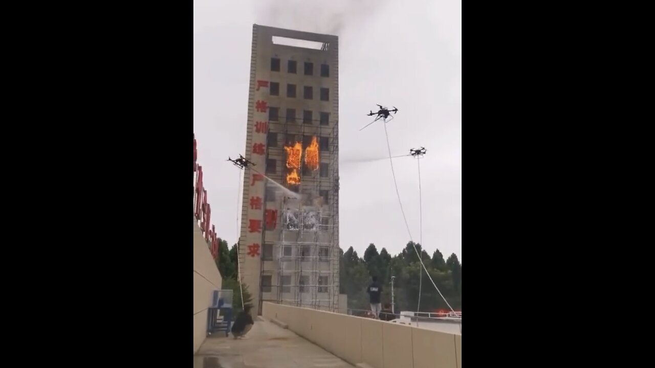 DRONES ARE FUTURE NEXT GENERATION♨️ 🛰️OF FIRE FIGHTERS🔥🏢🔥🧯👨‍🚒🚒