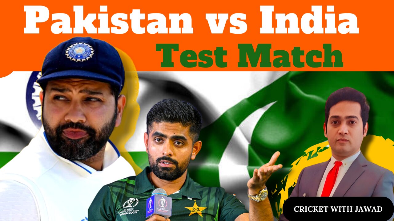 India Vs Pakistan 🔥🏏🇵🇰🇮🇳 Test Cricket #Rohitsharma #babarazam #INDvsPAK #PAKvsIND #testcricket #ICC