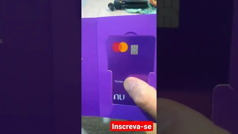 Chegou meu novo cartão Nubank #sounu