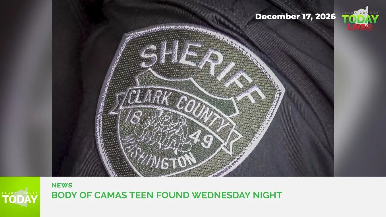 Body of Camas teen found Wednesday night