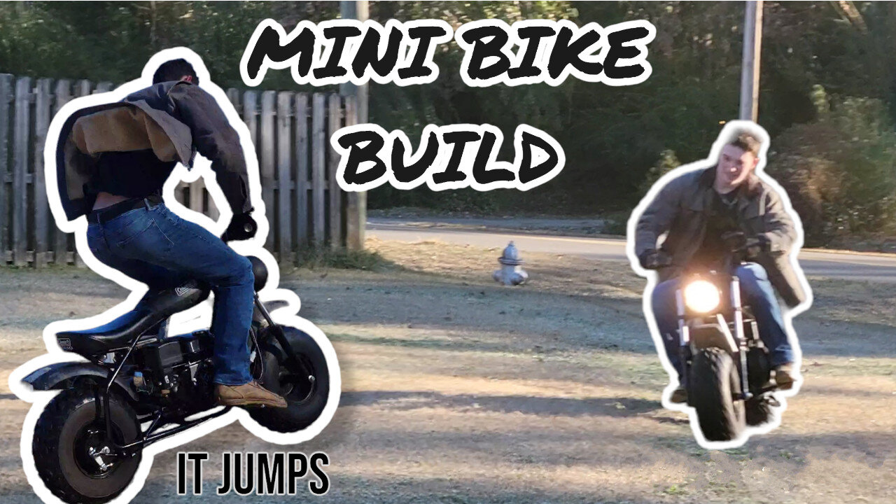 JUMPING OUR MINI BIKE! (Mini Bike Build | Part 1)