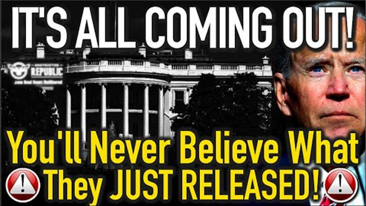 Biden SHOCK! It's ALL Coming Out Now - You'll Never Believe What They JUST Released