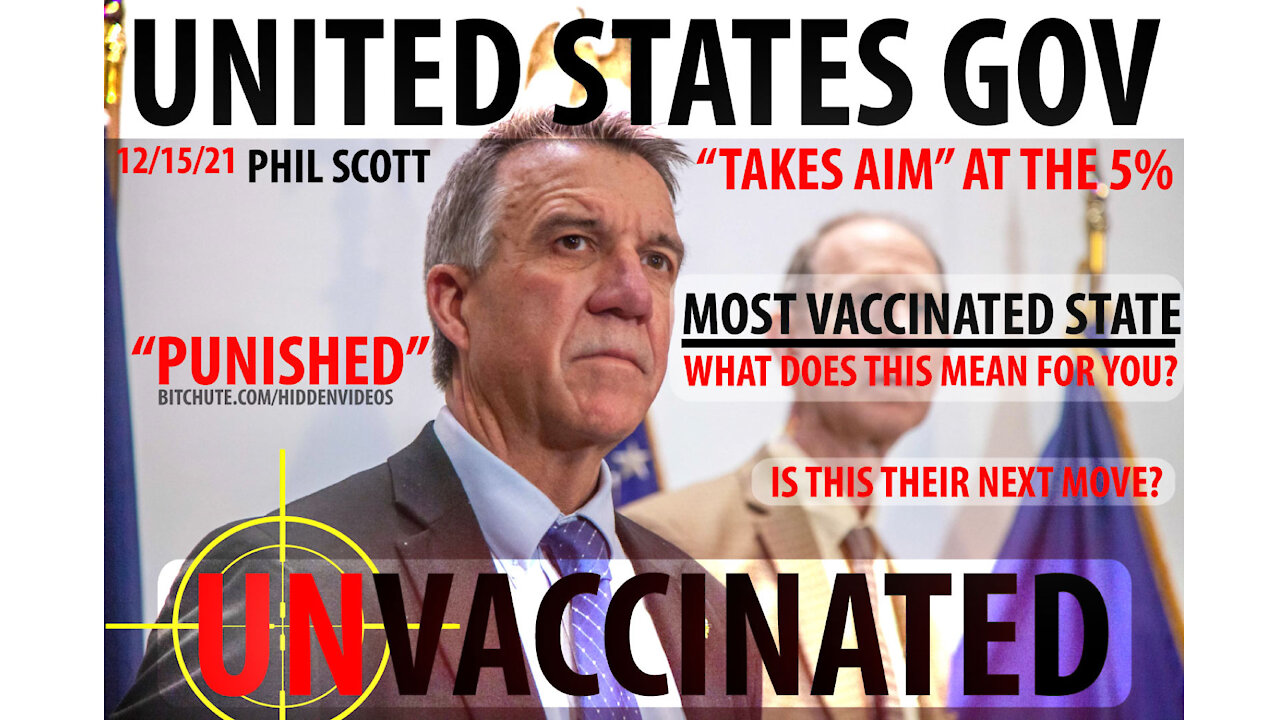 12/15/21 - United States Governor - Most Vaccinated State Begins Lock-Down Steps - Your State Next?