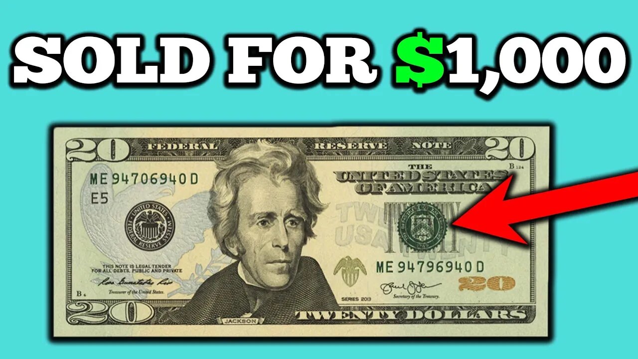 NEW 2013 $20 Bill Worth Big Money!! Paper Money Errors!