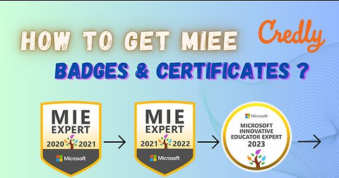 How to claim MIEE badges from credly | claim badges | claim certification | credly