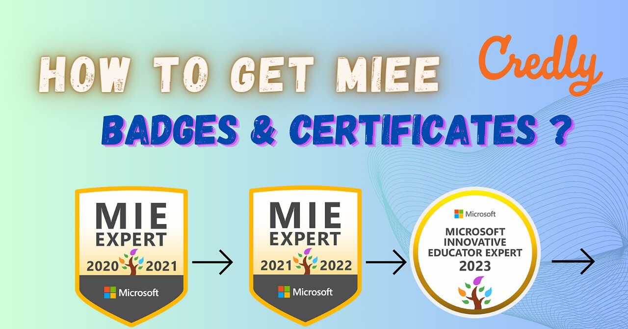 How to claim MIEE badges from credly | claim badges | claim certification | credly